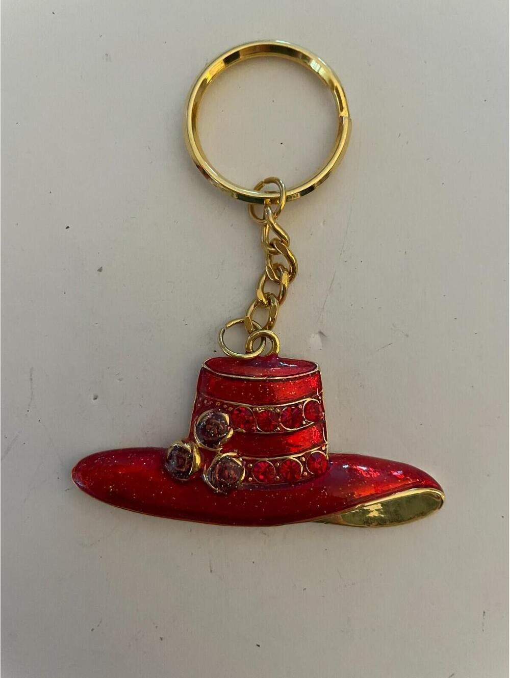Red Hat Society Keychain Key Chain